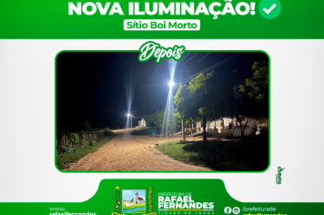 Prefeitura realiza troca de lâmpadas antigas por novas em LED na zona rural