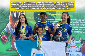 Trio de Ouro do Karatê Rafaelense Conquista o Campeonato Brasileiro em Fortaleza, e vai ao Pan-Americano