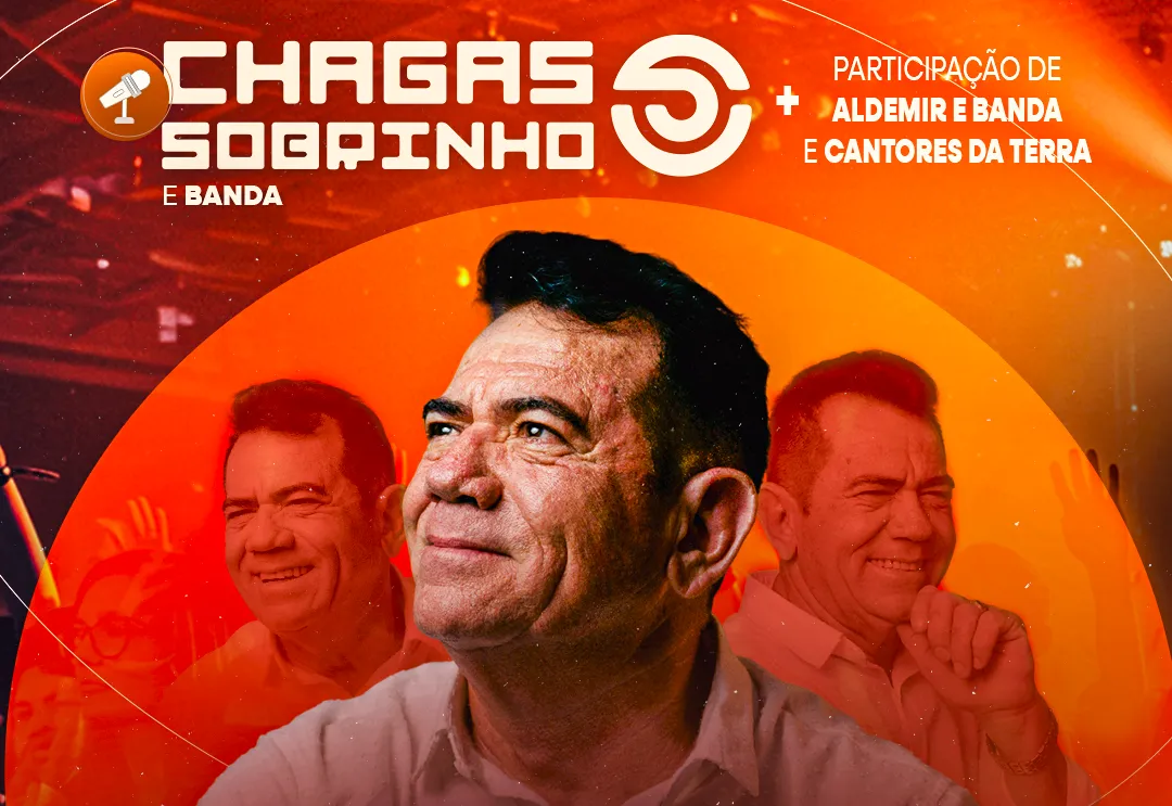 Dia do Evangélico terá show com o cantor Chagas Sobrinho, no próximo dia 28/11