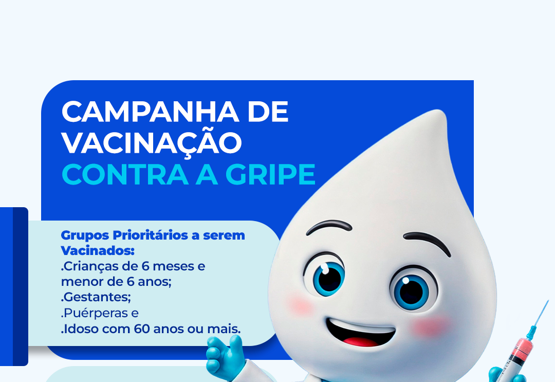 A Secretaria Municipal de Saúde de Rafael Fernandes, deu início a campanha de vacinação contra a gripe