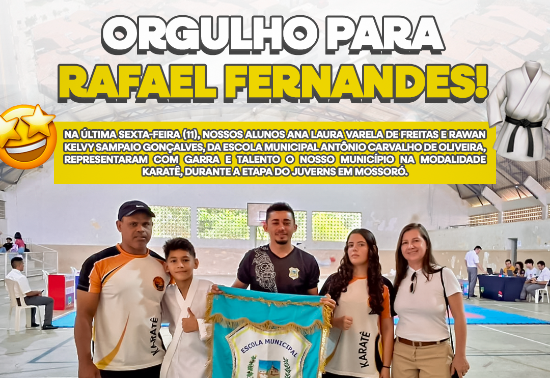 Alunos da Rede Municipal de Ensino participam de evento de Katarê em Mossoró