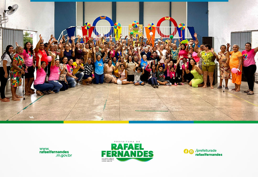 CRAS de Rafael Fernandes realiza evento de carnaval para os integrantes dos grupos de idosos, gestantes e mulheres atendidos no município