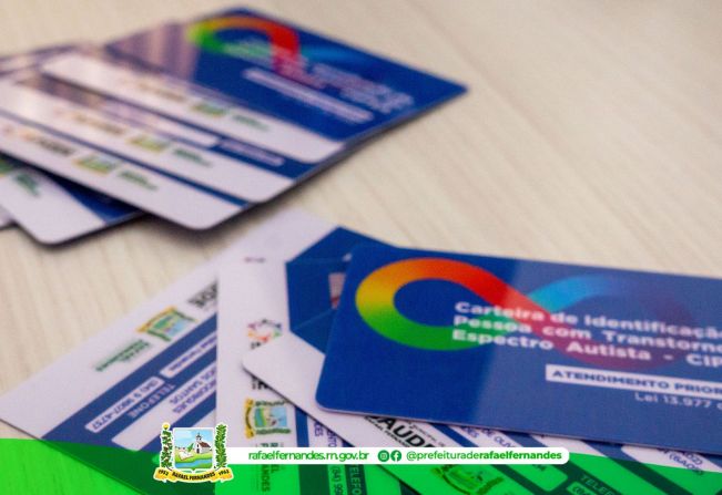 Prefeitura entrega Carteiras de Identificação da Pessoa com Transtorno do Espectro Autista (CIPTEA)