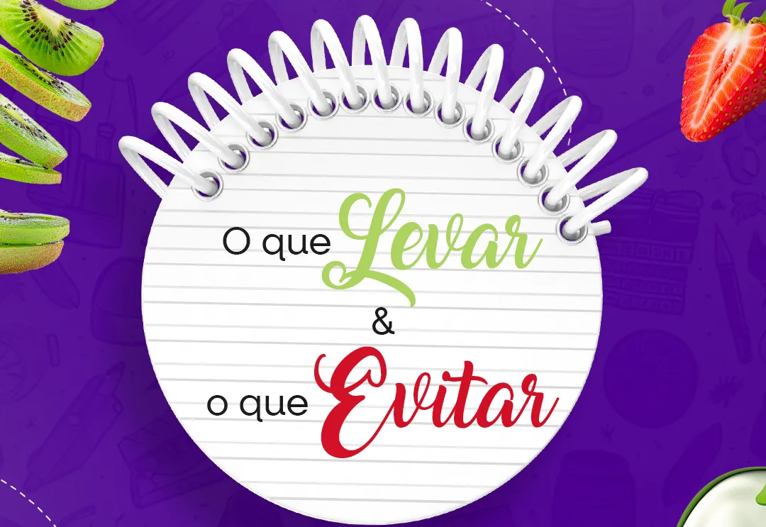 Atenção senhores pais e responsáveis, confiram algumas dicas práticas sobre o que levar, e o que evitar na lancheira escolar do seu filho