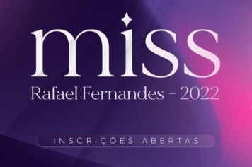 Concurso Miss Rafael Fernandes 2022