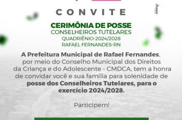 Cerimônia de posse dos novos conselheiros tutelares será dia 10