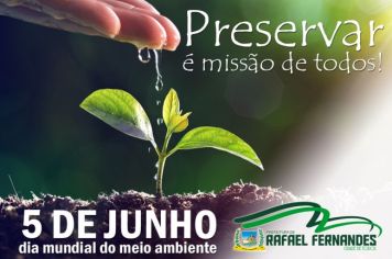 05 de junho, dia mundial do meio ambiente