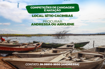 Secarf 2023: Competições de Canoagem e Natação estão abertas!