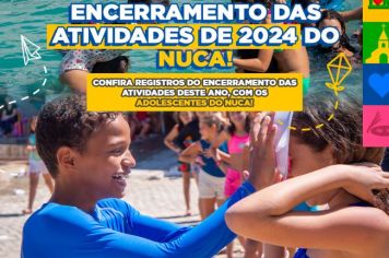 NUCA encerra atividades de 2024 com manhã de atividades para as crianças e adolescentes