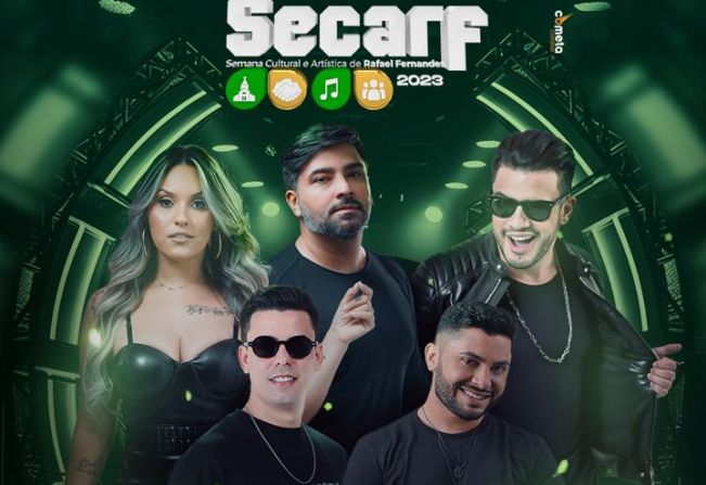 Prefeitura divulga atrações da SECARF 2023