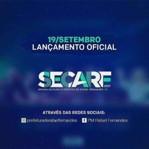 Read more about the article Lançamento oficial da SECARF 2017 acontecerá no próximo dia 19