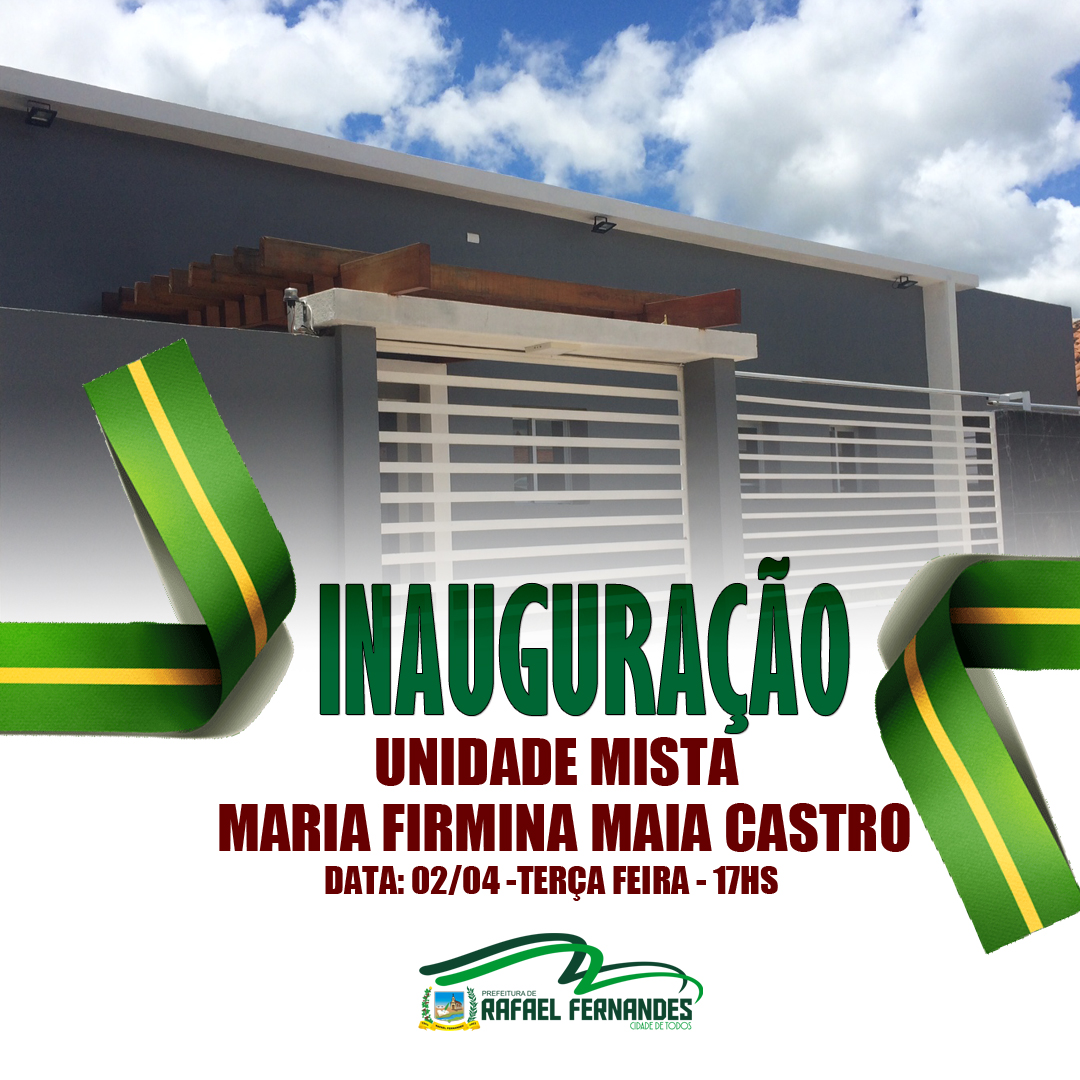 You are currently viewing Prefeitura irá inaugurar Unidade de Saúde, nesta terça (02)
