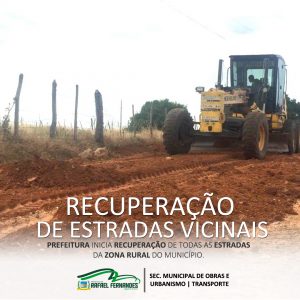 Read more about the article Prefeitura de Rafael Fernandes inicia, recuperação das estradas vicinais do município