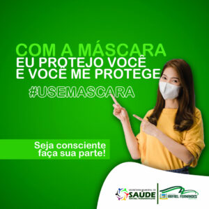 Read more about the article Sec. Municipal de Saúde orienta população ao uso de máscara no município