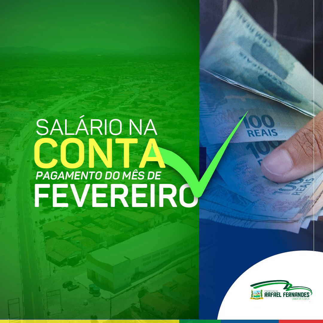 Read more about the article Prefeitura realiza nesta sexta (25), o pagamento dos servidores efetivos do mês de fevereiro