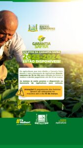 Read more about the article Atenção agricultor(a), os boletos do Garantia Safra já estão disponíveis