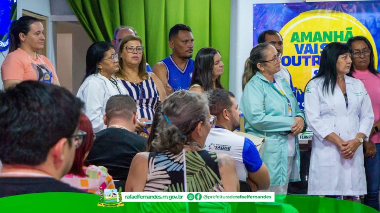 Leia mais sobre o artigo Secretaria de Saúde realizou 7ª Conferência Municipal de Saúde em Rafael Fernandes