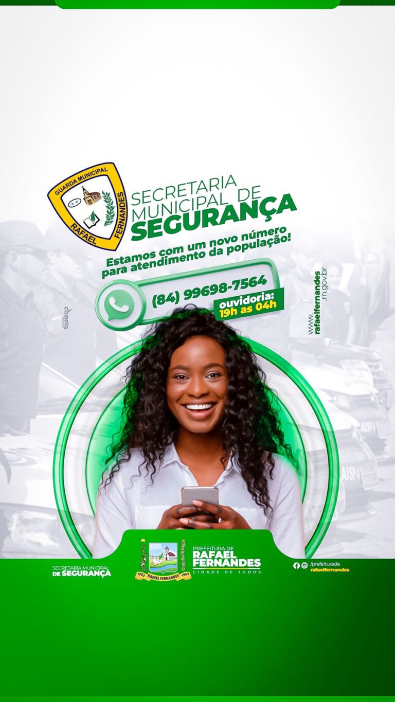 Leia mais sobre o artigo Secretaria Municipal de Segurança disponibiliza novo número para atendimento