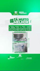 Read more about the article Prefeitura adquire utensílios de inox para merenda escolar da rede municipal