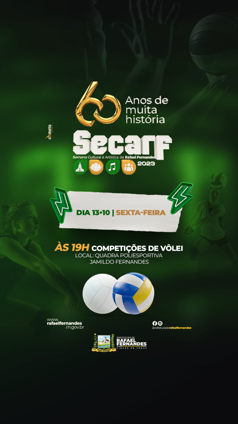 Leia mais sobre o artigo SECARF 2023: Dia 13 acontece a competição de vôlei na Quadra Poliesportiva