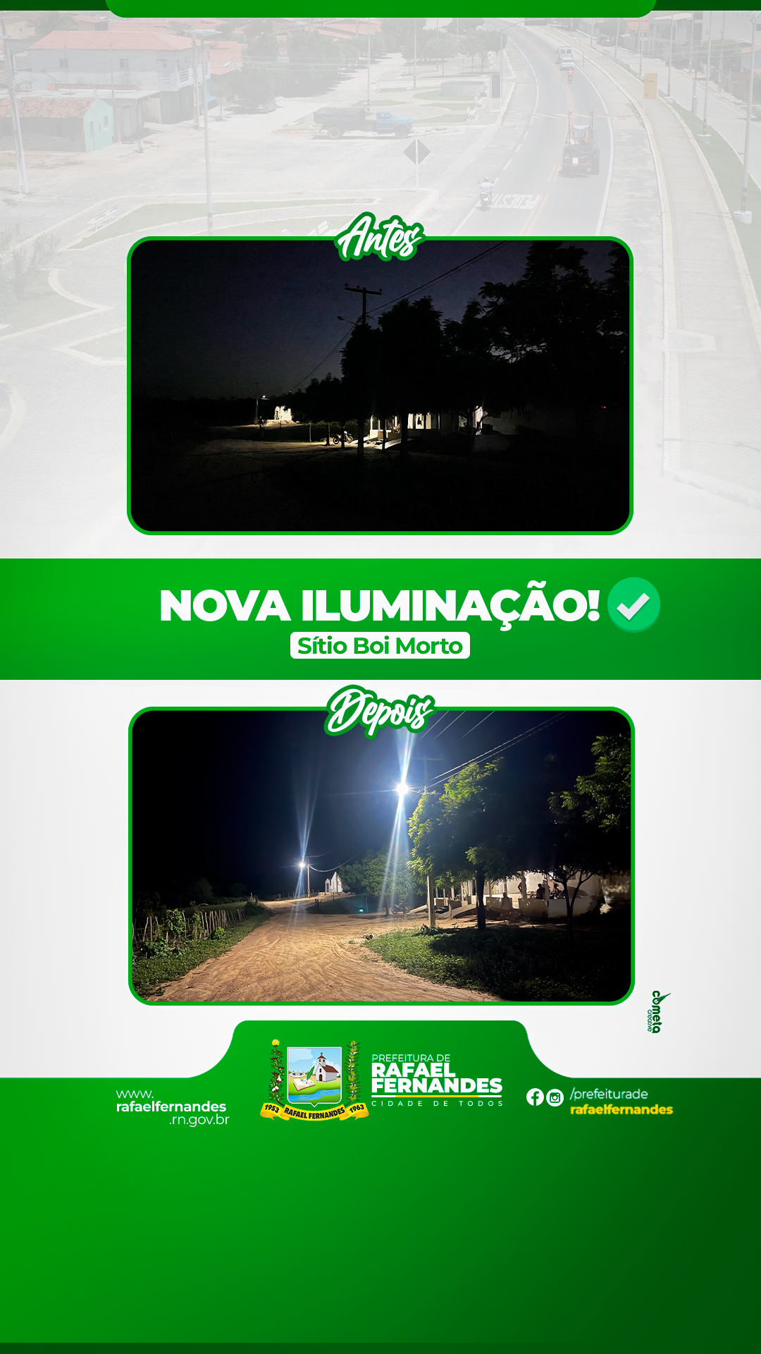 Leia mais sobre o artigo Prefeitura realiza troca de lâmpadas antigas por novas em LED na zona rural